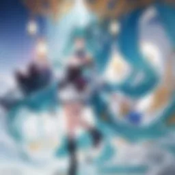 A captivating scene showcasing the magical school environment in 'Mairimashita, Iruma-kun'