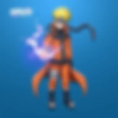 Completed Naruto Diamond Art Project A completed diamond art project featuring Naruto in a dynamic pose.