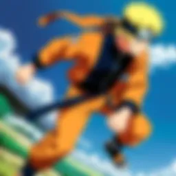 The pivotal scene where Naruto confronts his challenges