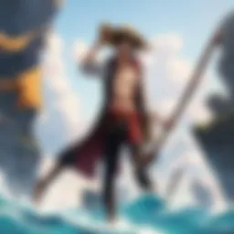 The iconic Straw Hat Pirates' Jolly Roger