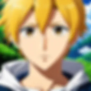 Diverse Anime Genres A vibrant anime character collage showcasing various genres