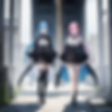 Key Characters of Re:Zero An illustration highlighting the key characters of Re:Zero