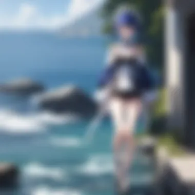 Navigating Streaming Service Interface A user navigating a streaming service interface featuring Re:Zero
