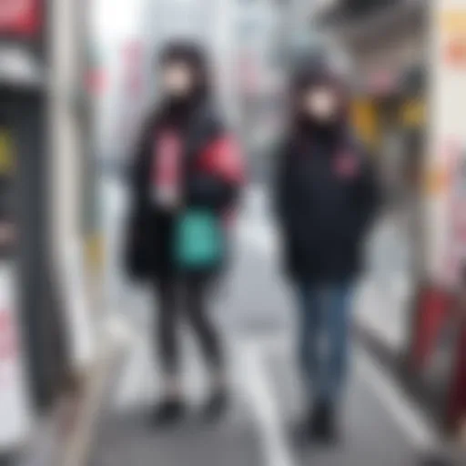 A serene view of a Tokyo street at dusk, illustrating the backdrop of rent-a-girlfriend services