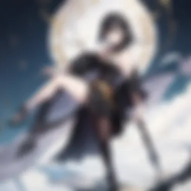 Magical Battles in Black Clover A captivating scene showcasing the magical battles in Black Clover
