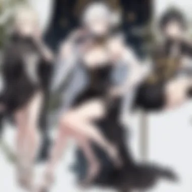 Thematic Elements in Black Clover An illustration depicting key thematic elements of Black Clover