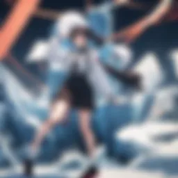 A captivating scene from a Studio MD anime showing unique artistic style