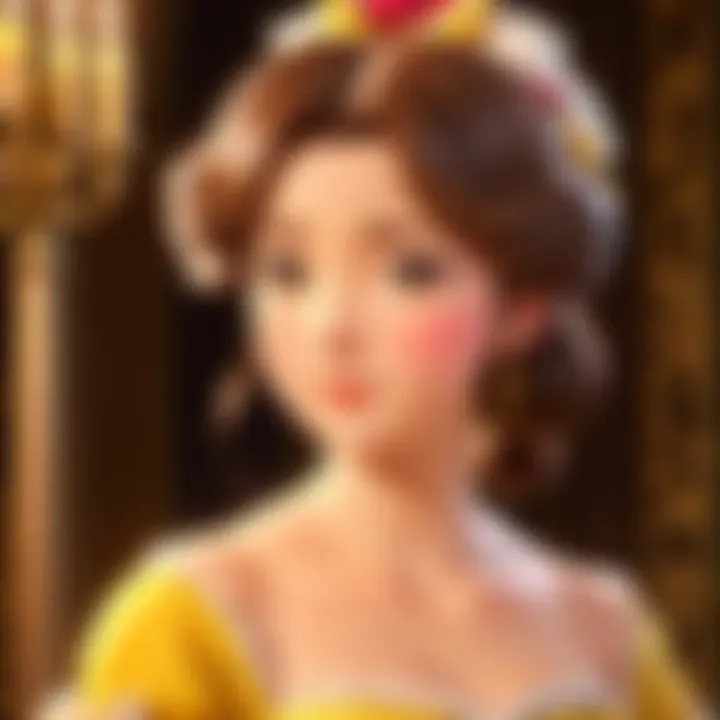 A close-up of the protagonist's emotional journey in 'Belle'