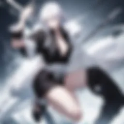 Illustration of a key scene from Bleach showcasing iconic characters