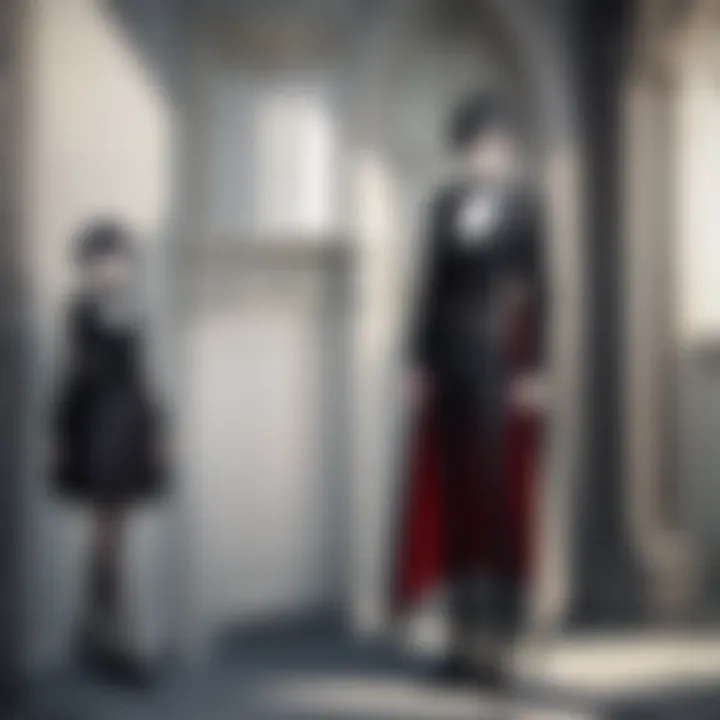A visual exploration of key characters from Black Butler, emphasizing their unique designs
