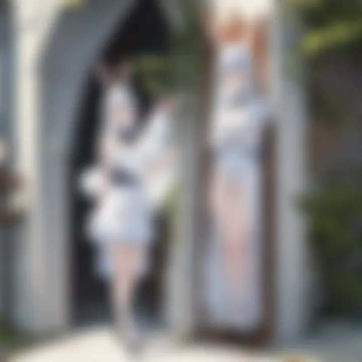 An artistic depiction of themes surrounding the rabbit gate motif