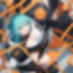 Illustration showing the Crunchyroll Card design and features