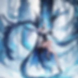 A captivating scene depicting the fantastical world of Kmpfer, showcasing its vibrant landscapes.