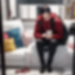 A heartfelt moment between two characters in a BL narrative, showcasing their emotional connection.