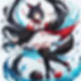 A visual representation of Mozu's character design, showcasing its unique features and style.
