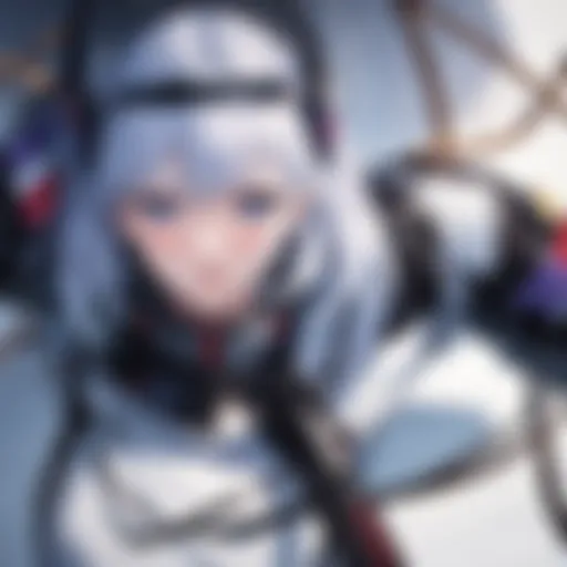 A detailed artwork of Orphan Gundam in battle