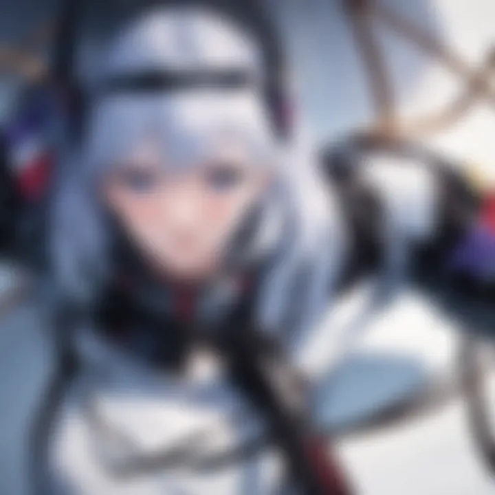A detailed artwork of Orphan Gundam in battle