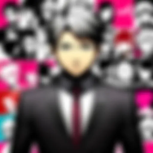 Symbolic representation of Danganronpa's complex narrative structure