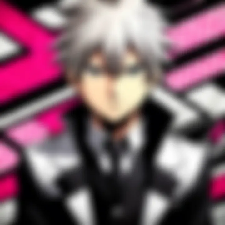 Illustration showcasing the thematic depth within Danganronpa