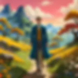 A vibrant illustration of the Soul Land IV universe, showcasing its unique landscapes and magical elements.