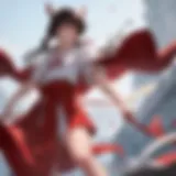 A captivating scene from Inuyasha showcasing the main characters in a dramatic moment.