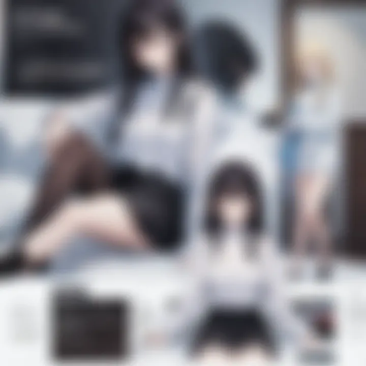 An artistic representation of digital manga platforms