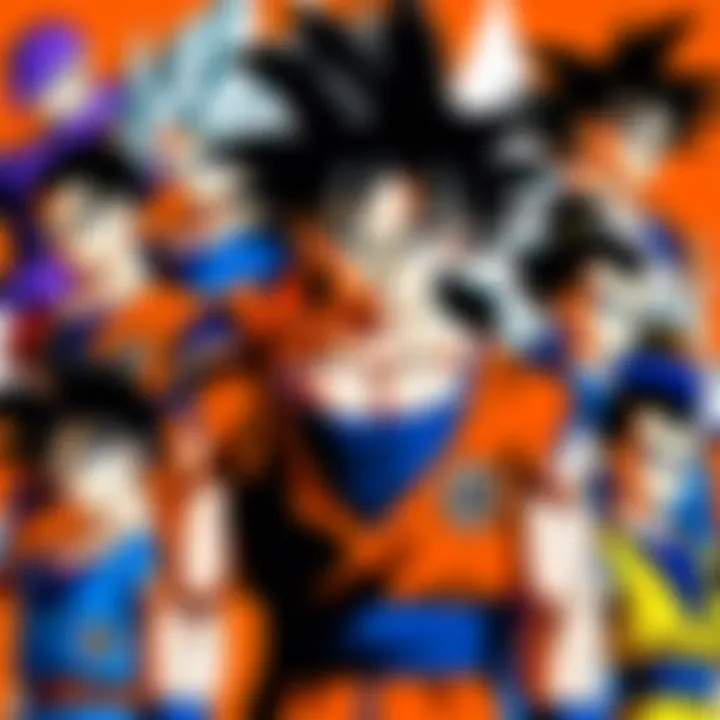 Collage of Dragon Ball Z characters