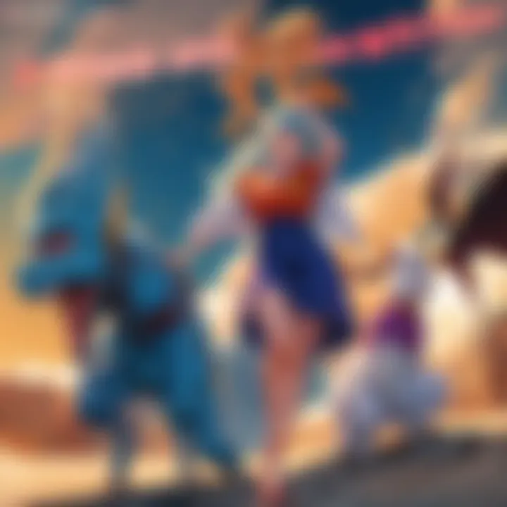 Fan art capturing the essence of Dragon Ball Z
