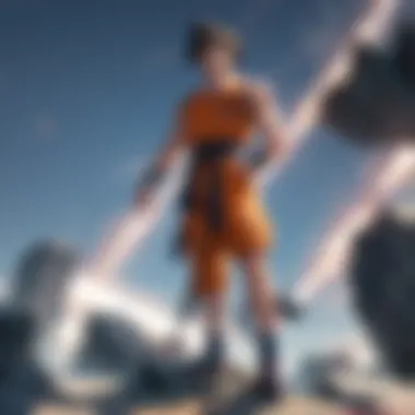 Goku's Transformation: A Defining Moment Iconic scene showcasing Goku's transformation