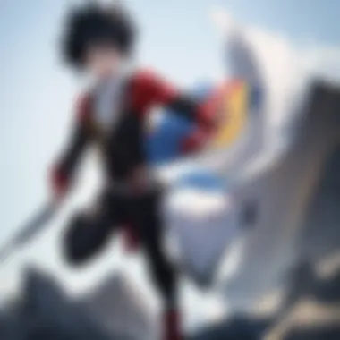 Exploring Thematic Elements An artistic representation of the thematic elements in My Hero Academia