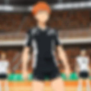 Emotional Growth in Haikyuu Scene showcasing the emotional growth of a main character