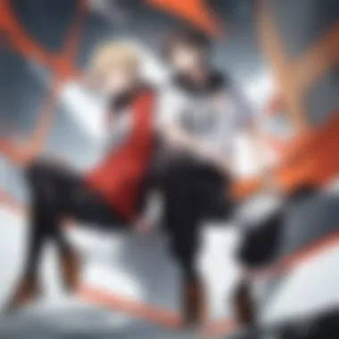 Teamwork in Haikyuu Key characters in Haikyuu displaying teamwork on the court