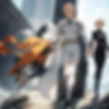 Saitama's Character Evolution Visual representation of Saitama's character evolution throughout the series