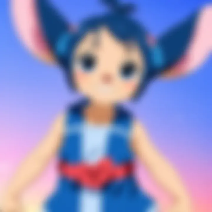 A collage showcasing various stitch anime character archetypes and their unique styles.