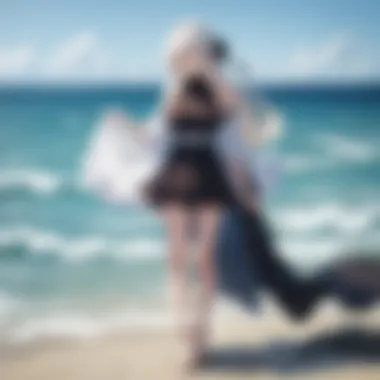 Coastal Serenity: The Heart of the Narrative A serene coastal landscape depicting the emotional undertones of the film.