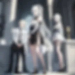 A captivating scene from Trinity Seven showcasing the magical realms.