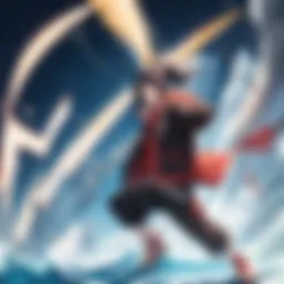 A visual representation of Naruto's iconic ninja journey