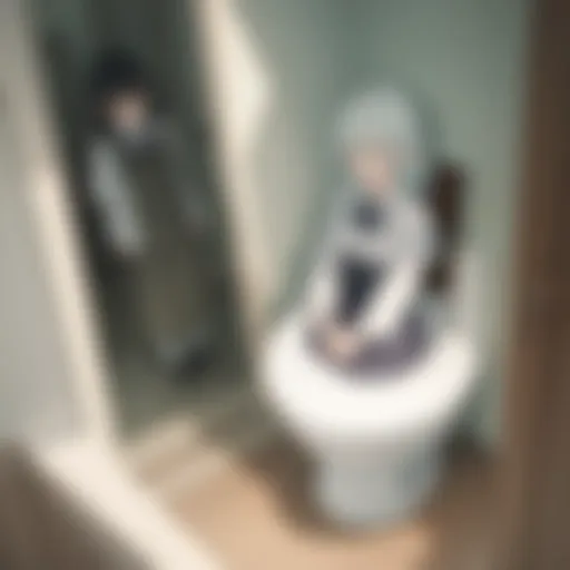 The enigmatic atmosphere of Toilet-Bound Hanako-kun's setting