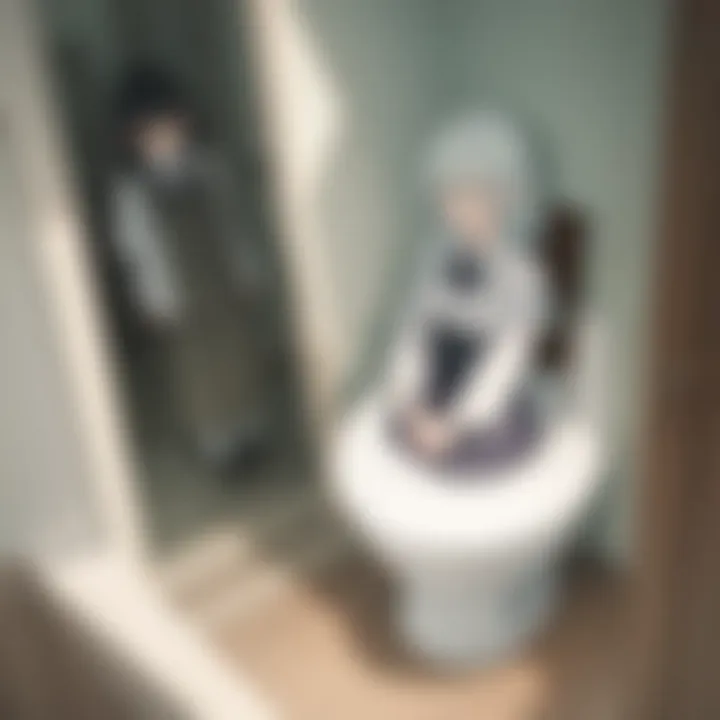 The enigmatic atmosphere of Toilet-Bound Hanako-kun's setting