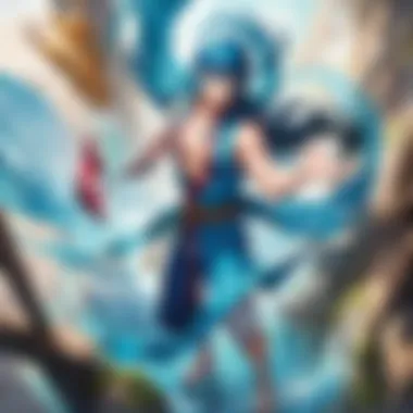 An artistic representation of Toriko's protagonist engaged in a thrilling adventure, capturing the essence of exploration.