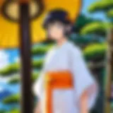 Aesthetic representation of Tsugumomo's mystical elements