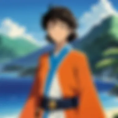 Thematic Layers in Umibe no Etranger A detailed representation of the thematic layers within the story.