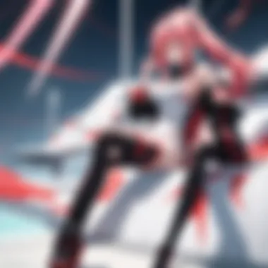 The Bond Between Zero Two and Hiro The dynamic between Zero Two and Hiro, illustrating their bond.