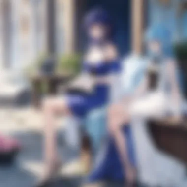 The lively atmosphere of the Fairy Tail Guild