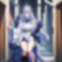 A vibrant scene from a popular anime released by Funimation in 2021