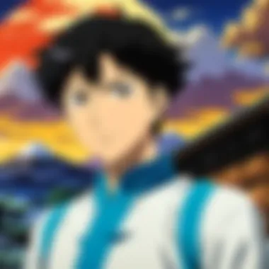 A captivating visual of a dramatic moment from a lesser-known anime, highlighting unique storytelling techniques.
