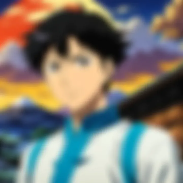 A captivating visual of a dramatic moment from a lesser-known anime, highlighting unique storytelling techniques.