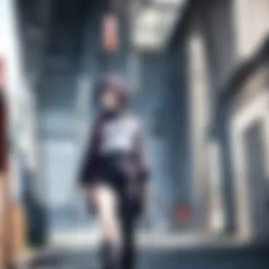 A scene highlighting the rich narrative themes in anime