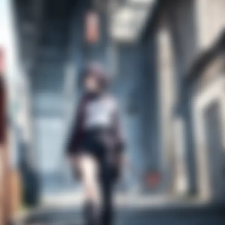 A scene highlighting the rich narrative themes in anime