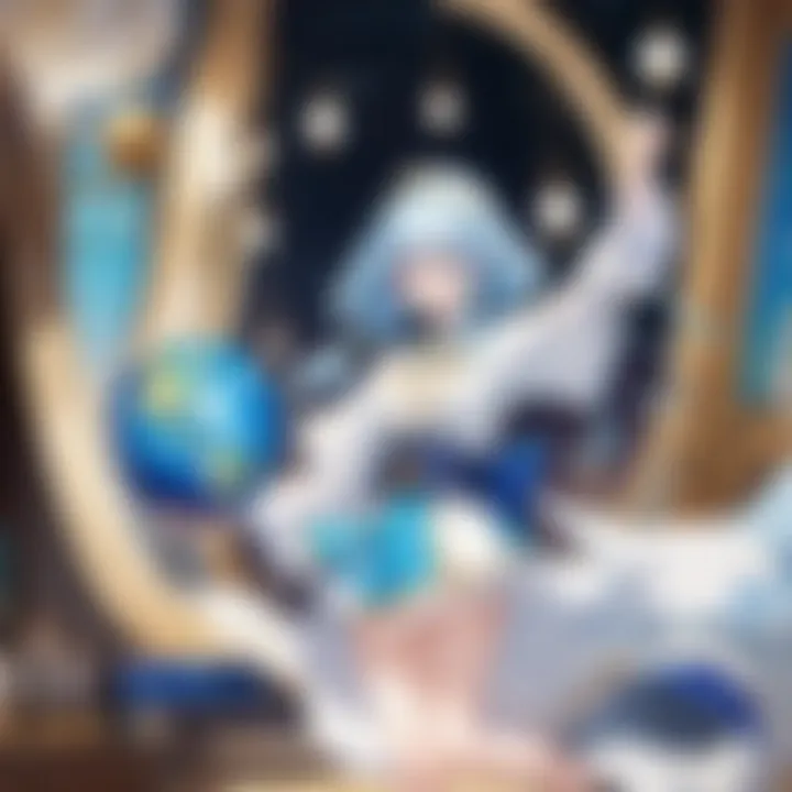 An artistic representation of the Fushigi Globe’s origins and cultural significance